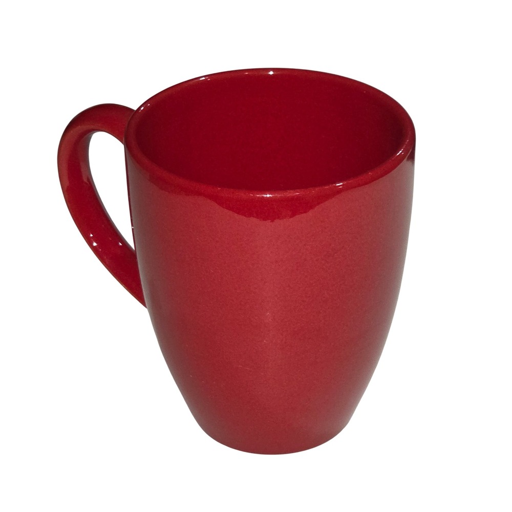 Waechtersbach Fun Factory Red Ceramic Coffee Mug Germany Glossy Stoneware Cup